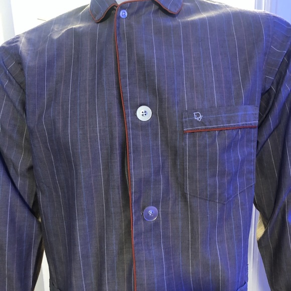 Vintage Christian Dior Men’s pajama top - Picture 3 of 4